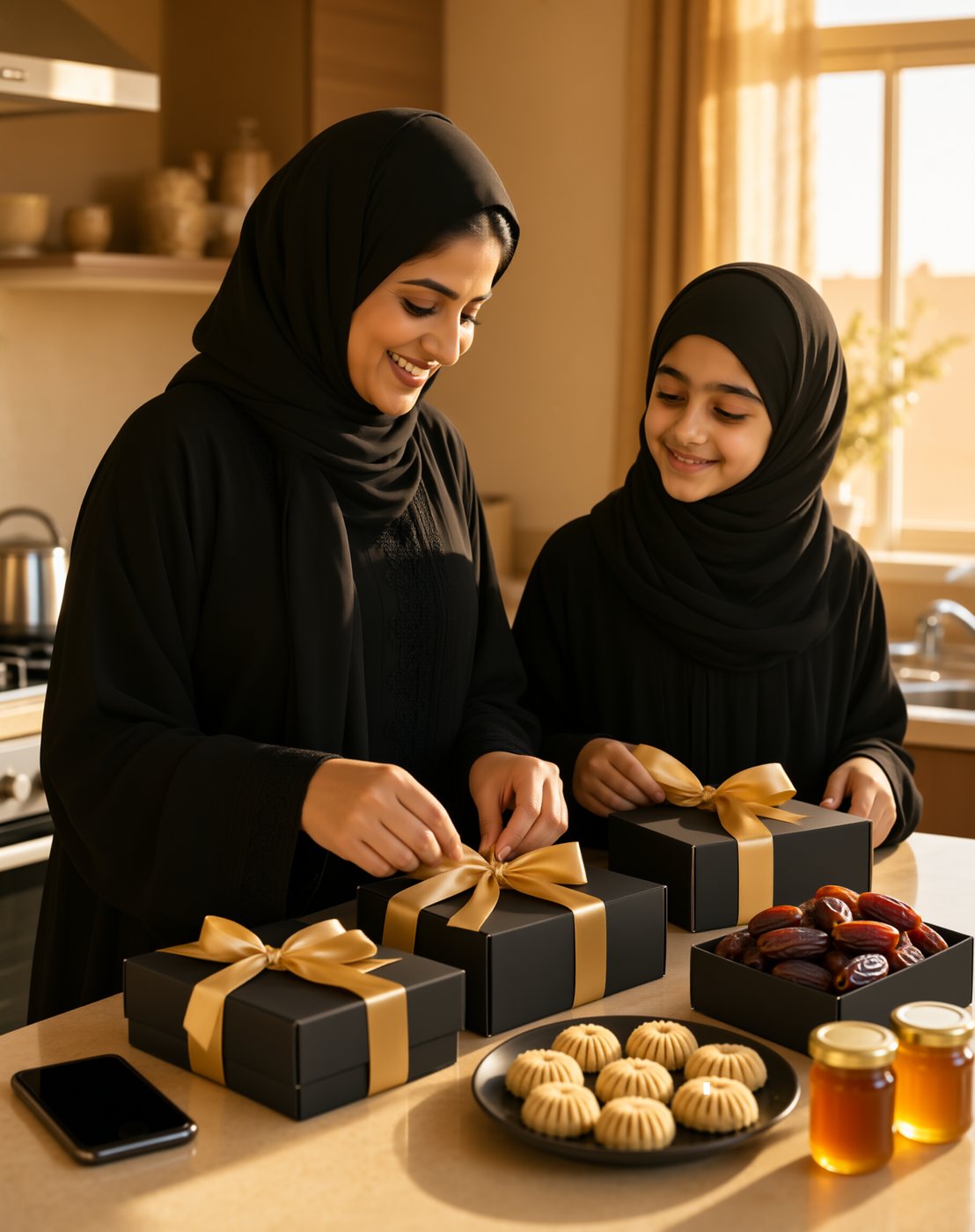 أسرة سعودية منتجة تجهّز طلباتها